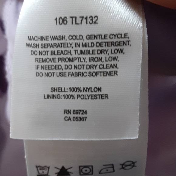 Lilac Columbia fishing hiking top M - Picture 9 of 9